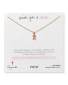 Do more than wish for a cure for breast cancer. Wear Dogeared's meaningful necklace to support the fight--net profits go towards funding research.