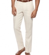 Lighten up. These pants from Tasso Elba go with the flow and can be dressed up or down for versatility everyone can appreciate.