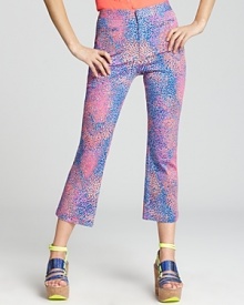 The latest Nanette Lepore capris have arrived and they're popping with color. Can't-miss florals stand out against a sea of LBPs, putting your forward style in the spotlight and proving printed pants are the must-have look of the season.