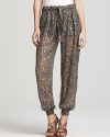 Patterson J. Kincaid Pants - Barlow Botanic Night Sheer Harem