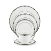 Crafted of Lenox fine bone china accented with 24 karat gold and precious platinum. Dishwasher-safe.