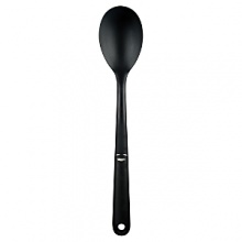 A critical component for your kitchen utensil set, this sturdy nylon spoon resists heat up to 400°F and is compatible with nonstick cookware.