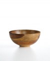 Out of the woods. Crafted in beautiful sheesham hardwood, this Martha Stewart Collection salad bowl is a natural choice for casual entertaining.