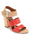 In bright red and natural nude, Sam Edelman's Yelena sandals achieve a perfect balance.