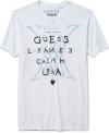 Whether on its own or under a blazer, this Guess t-shirt ups the ante on your casual style.