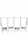 A smart solution for drinks on the patio or a table full of kids, these acrylic double old-fashioned glasses from Martha Stewart Collection are easier to carry and less likely to break than glass alternatives.