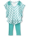 Little Ella creates a delightful, airy warm-weather look in stripes.