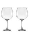 Take in all the flavors and aromas of your favorite Pinot Noir with elegant Napa Valley wine glasses. Clean lines crafted in versatile, break-resistant glass offer an easy escape to the vineyard. Qualifies for Rebate