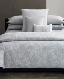 This woven matelasse sham from Calvin Klein makes a luxe addition to your bed in soft and sophisticated combed cotton. Reverses to self; French back closure.