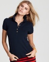 Juicy Couture Puff Sleeve Polo Shirt