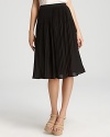 DKNYC Pleated Midi Skirt