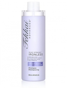 This smoothing shampoo is an optimal first step, by fighting frizz and priming each hair strand to receive powerful results of salon-proven Straightening Complex. For best results: Massage into wet hair. Lather and Rinse. 8 oz. 