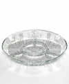 Set a dazzling table with Bormioli Rocco's Selecta appetizer platter. Ornate cut glass sectioned for crudites, dips, candy and more lends old-world brilliance to any setting.