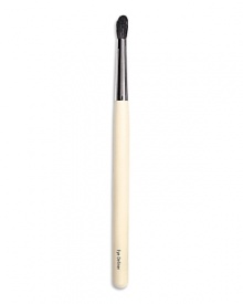 A long tapered brush, similar to a paint brush, for precise eye shade application. Made of luxuriously soft black squirrel hair.