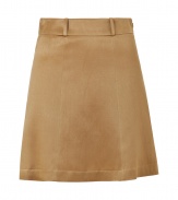 Classic and undeniably flirtatious, this chic A-Line mini-skirt from Etro is party-perfect - Wide waistband with belt loops, paneled, concealed side zip closure - A-line silhouette - Style with a sheer silk blouse, a boyfriend blazer, and high heel booties