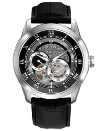 Automatic and fantastic, this Mechanical watch from Bulova brings precision and industrious design.