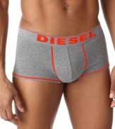 Diesel's Fresh and Bright box briefs in a fit that's snug enough to stay sleek under jeans (but a style that's almost too good to hide).