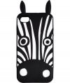 Snap a fun face onto your iPhone with Marc by Marc Jacobs animal print cover - Fits 4G iPhones, oversized ears - Carry alone or stash away into bright leather shoulder bags