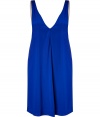 Whether youre looking to lounge in style or add some comfort to your evening look, this chic Philip Lim slip dress will up the style factor - V-neck, relaxed silhouette, front pleating, slit pockets, asymmetrical hem, contrasting back panel with gathering detail - Pair with a kimono for at-home style or ribbed tights, a draped leather jacket, and booties for off-duty cool