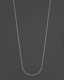 This sterling silver necklace from Paul Morelli is the ideal backdrop for his meditation bell pendants.