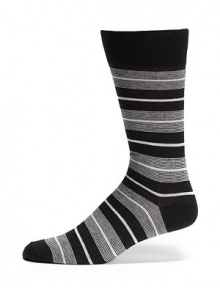 THE LOOKStriped designRibbed elastic cuffMid-calf heightTHE MATERIAL80% cotton/20% nylonCARE & ORIGINMachine washMade in ItalyThis item was originally available for purchase at Saks Fifth Avenue OFF 5TH stores. 