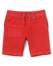 Pearls & Popcorn Infant Boys' Shorts W/ Cargo Pocket 3-36 Months