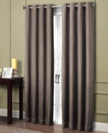 A simple statement can make the biggest update. The Pella Summit energy-efficient curtains offer darker rooms and reduce noise levels, offering you a richly colored panel that is more than meets the eye.