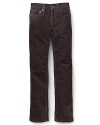 Cute cords with a slimmer cut, straight leg and Joe's Jeans signatures stitching at back pockets.