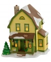 Keep a close watch on this yellow house, the home of big bully and Ralphie's nemesis, Scott Farkus. An infamous destination in A Christmas Story Village by Department 56.