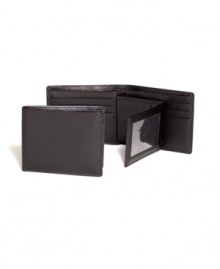 You could probably use a replacement. This passcase wallet from Perry Ellis holds everything in style.