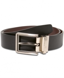 This Tumi T-Tech belt adds sleek sophistication to any outfit.