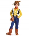 When someone's poisoned the waterhole, it's time for him to dress up as his favorite cowpoke with this Woody costume.