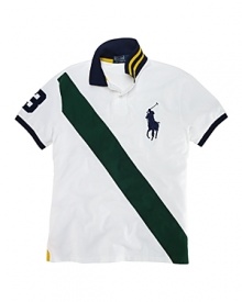 Polo Ralph Lauren Custom-Fit Short-Sleeved Pieced Mesh Polo