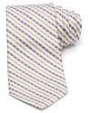 Michael Kors gets down to business with a luxuriously soft silk tie, featuring a simple gingham pattern for a breath of fresh air.