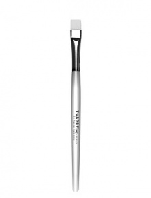 A specially designed brush for eye defining and shadow lining with precise definition. Hand-crafted with hand-cut synthetic fibers for a mistake-proof, professional application. 5 Lucite handle. 