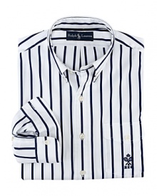 Polo Ralph Lauren Stripe Oxford Bleecker Sport Shirt - Slim Fit