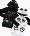 Push paws on a boring look with one of these fleece hoodies from Heart Soul, which let her dress up with the cute, cozy look of her favorite animal.