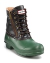 Weather the winter in style with these rugged HUNTER boots, boasting cozy fleece lining and impenetrable rubber soles.