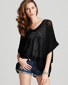 Quotation: 525 America Sweater - Drop Stitch Poncho