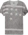 This t-shirt from Kenneth Cole New York is a modern take on classic stars-n-stripes patriotic cool.