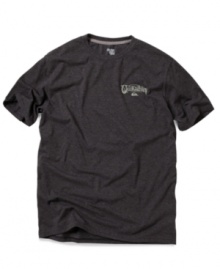 When you're off your board, toss on this cozy Quiksilver graphic tee.