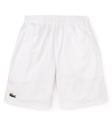 Keep your cool on the court with this stylish, quick-drying tennis short from the Andy Roddick signature selection.