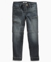 Daring denim. Zipper and whisker detailing set these edgy DKNY capris apart from her other wardrobe options. (Clearance)