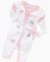 She'll be tied up in cuteness with this lovely graphic coverall from Guess.