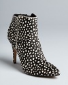 Spot on: these animalistic, fashion-forward booties will get your every step noticed; by Rosegold.