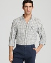 Billy Reid Holden Tattersall Plaid Sport Shirt - Classic Fit