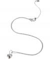 Add a stylish accent to any look with this adorable heart charm necklace from Juicy Couture - Silver-tone metal chain with heart charm - Pair with an elevated jeans-and-tee ensemble or with a mini dress for date night chic