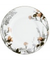 Featuring a subtle pattern of delicately shaded flowers and leaves, Mikasa Cheateau Garden collection has the feel of an antique, hand-tinted black and white image. Made of microwave and dishwasher safe porcelain, the dinner plates in this collection are durable enough for everyday use and suitably elegant for formal settings.