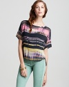 Vintage Havana Top - Abstract Stripe