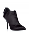 Stylish ankle booties in elegant black satin - Absolutely modern, sexy, extravagant, a true fashion must have this winter - With fashionable details: zipper at back of heel, stiletto heel, sharp cut-outs - Fits slim on your foot, really comfortable - Best worn with everything that is currently trendy